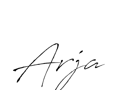 Antro_Vectra is a professional signature style that is perfect for those who want to add a touch of class to their signature. It is also a great choice for those who want to make their signature more unique. Get Arja name to fancy signature for free. Arja signature style 6 images and pictures png