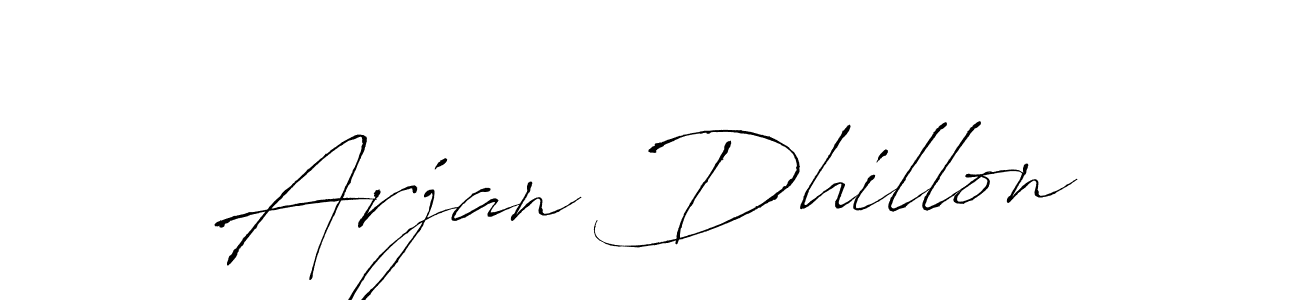 How to make Arjan Dhillon signature? Antro_Vectra is a professional autograph style. Create handwritten signature for Arjan Dhillon name. Arjan Dhillon signature style 6 images and pictures png