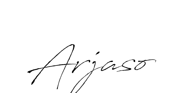 How to make Arjaso signature? Antro_Vectra is a professional autograph style. Create handwritten signature for Arjaso name. Arjaso signature style 6 images and pictures png