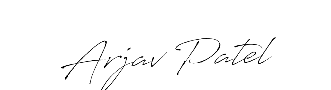 It looks lik you need a new signature style for name Arjav Patel. Design unique handwritten (Antro_Vectra) signature with our free signature maker in just a few clicks. Arjav Patel signature style 6 images and pictures png