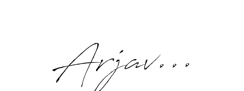 How to Draw Arjav... signature style? Antro_Vectra is a latest design signature styles for name Arjav.... Arjav... signature style 6 images and pictures png
