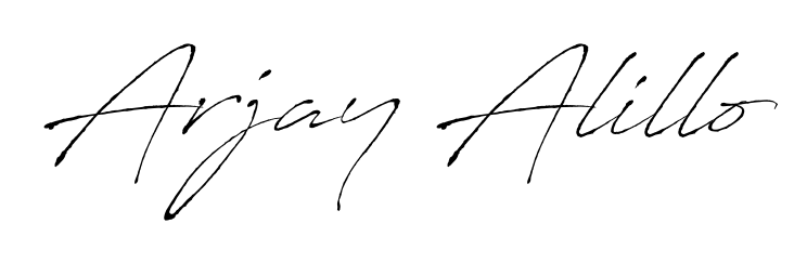 Style your name Arjay Alillo with confidence using Antro_Vectra signature design. Simple, elegant, and ready for immediate document use. Arjay Alillo signature style 6 images and pictures png