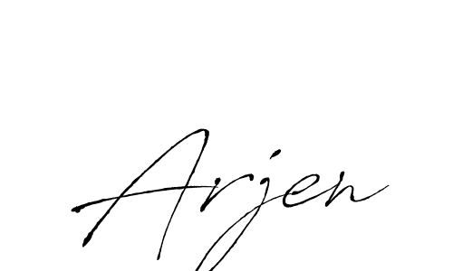 How to make Arjen name signature. Use Antro_Vectra style for creating short signs online. This is the latest handwritten sign. Arjen signature style 6 images and pictures png