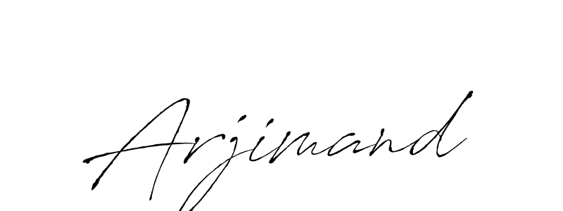 Make a beautiful signature design for name Arjimand. With this signature (Antro_Vectra) style, you can create a handwritten signature for free. Arjimand signature style 6 images and pictures png