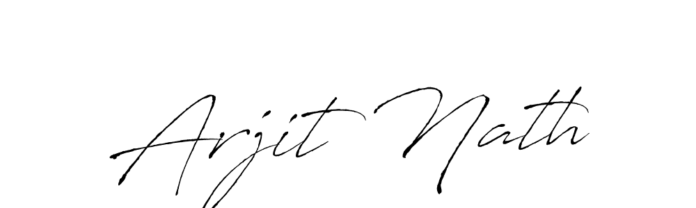Also we have Arjit Nath name is the best signature style. Create professional handwritten signature collection using Antro_Vectra autograph style. Arjit Nath signature style 6 images and pictures png