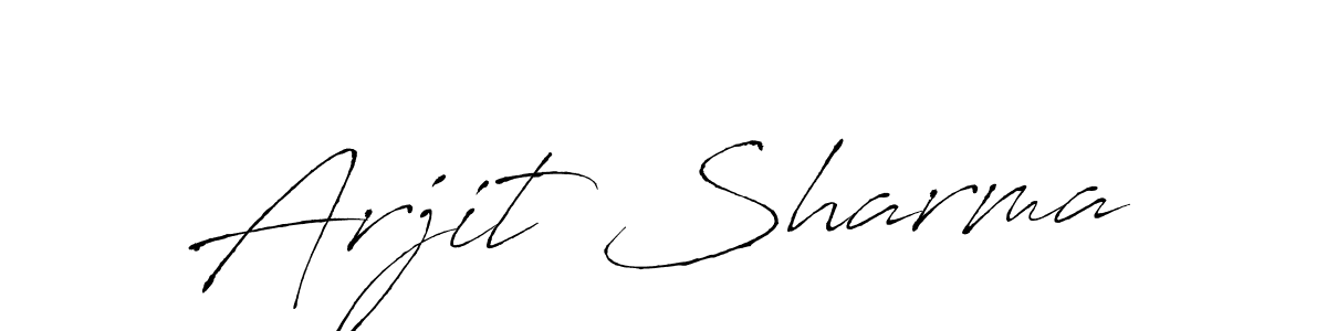 Arjit Sharma stylish signature style. Best Handwritten Sign (Antro_Vectra) for my name. Handwritten Signature Collection Ideas for my name Arjit Sharma. Arjit Sharma signature style 6 images and pictures png