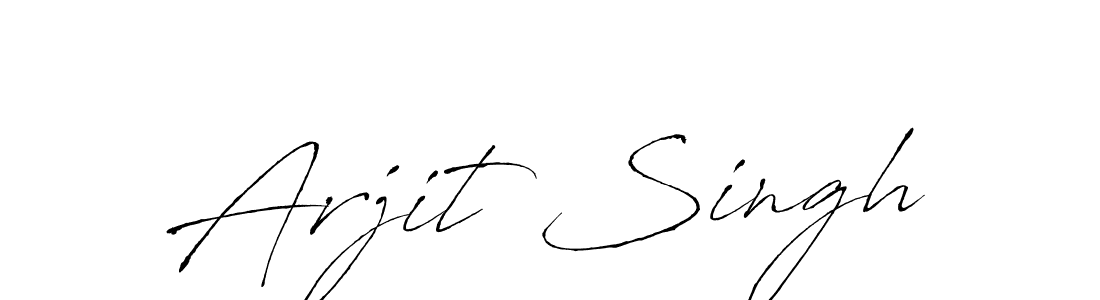 Arjit Singh stylish signature style. Best Handwritten Sign (Antro_Vectra) for my name. Handwritten Signature Collection Ideas for my name Arjit Singh. Arjit Singh signature style 6 images and pictures png