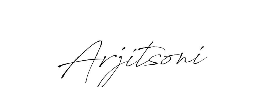 Arjitsoni stylish signature style. Best Handwritten Sign (Antro_Vectra) for my name. Handwritten Signature Collection Ideas for my name Arjitsoni. Arjitsoni signature style 6 images and pictures png