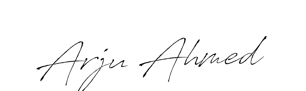 Also You can easily find your signature by using the search form. We will create Arju Ahmed name handwritten signature images for you free of cost using Antro_Vectra sign style. Arju Ahmed signature style 6 images and pictures png