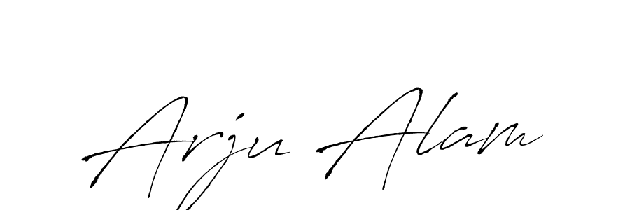 Create a beautiful signature design for name Arju Alam. With this signature (Antro_Vectra) fonts, you can make a handwritten signature for free. Arju Alam signature style 6 images and pictures png