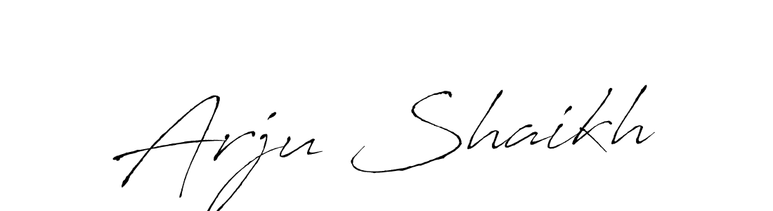 Antro_Vectra is a professional signature style that is perfect for those who want to add a touch of class to their signature. It is also a great choice for those who want to make their signature more unique. Get Arju Shaikh name to fancy signature for free. Arju Shaikh signature style 6 images and pictures png