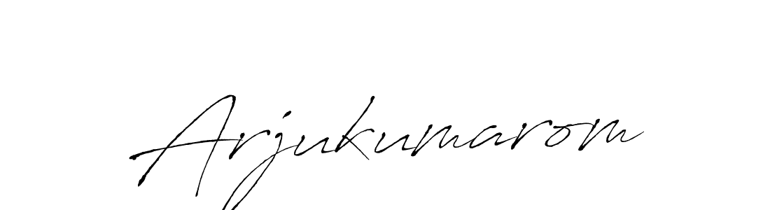 Also we have Arjukumarom name is the best signature style. Create professional handwritten signature collection using Antro_Vectra autograph style. Arjukumarom signature style 6 images and pictures png