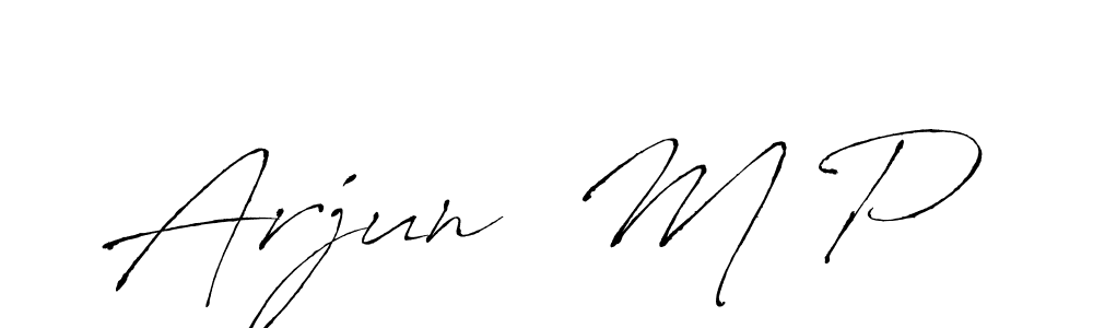 You can use this online signature creator to create a handwritten signature for the name Arjun  M P. This is the best online autograph maker. Arjun  M P signature style 6 images and pictures png