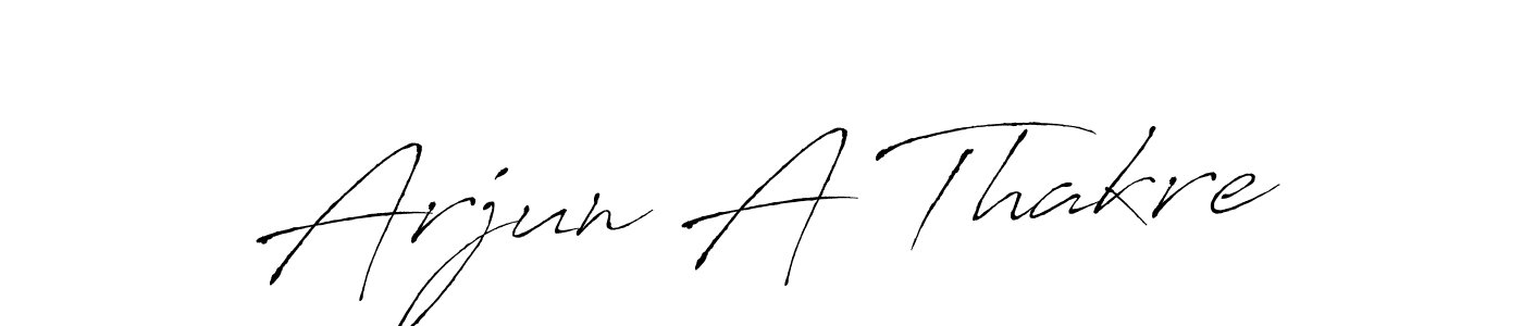 Create a beautiful signature design for name Arjun A Thakre. With this signature (Antro_Vectra) fonts, you can make a handwritten signature for free. Arjun A Thakre signature style 6 images and pictures png