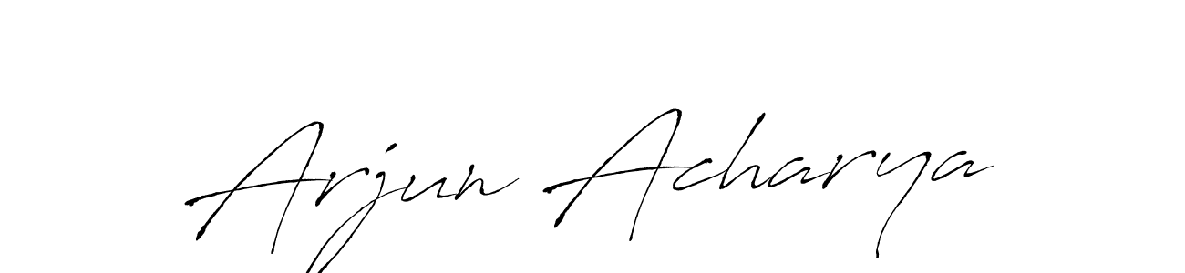 Also You can easily find your signature by using the search form. We will create Arjun Acharya name handwritten signature images for you free of cost using Antro_Vectra sign style. Arjun Acharya signature style 6 images and pictures png