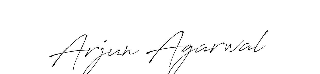 Arjun Agarwal stylish signature style. Best Handwritten Sign (Antro_Vectra) for my name. Handwritten Signature Collection Ideas for my name Arjun Agarwal. Arjun Agarwal signature style 6 images and pictures png