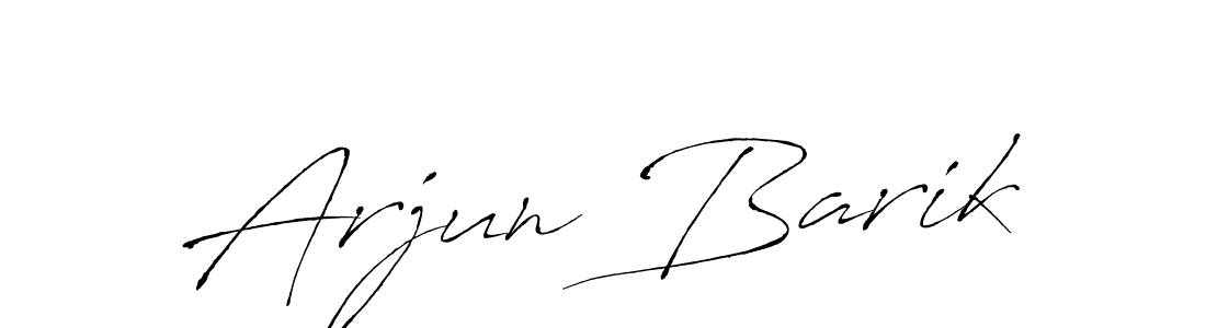 Design your own signature with our free online signature maker. With this signature software, you can create a handwritten (Antro_Vectra) signature for name Arjun Barik. Arjun Barik signature style 6 images and pictures png