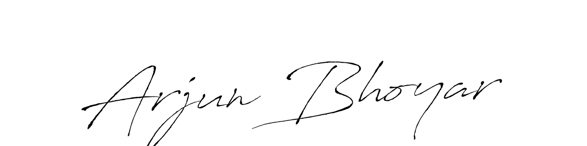 Design your own signature with our free online signature maker. With this signature software, you can create a handwritten (Antro_Vectra) signature for name Arjun Bhoyar. Arjun Bhoyar signature style 6 images and pictures png