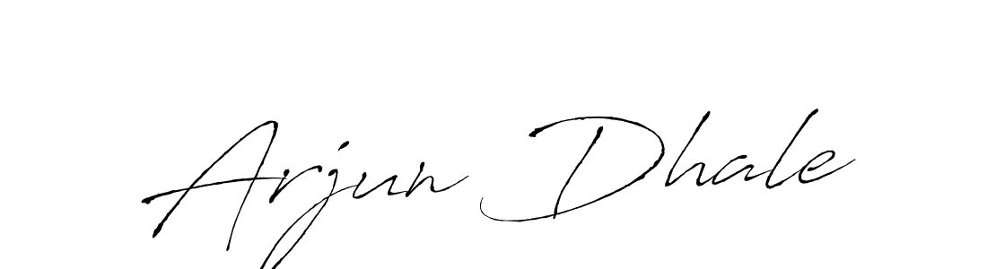 How to make Arjun Dhale name signature. Use Antro_Vectra style for creating short signs online. This is the latest handwritten sign. Arjun Dhale signature style 6 images and pictures png