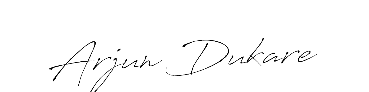 Design your own signature with our free online signature maker. With this signature software, you can create a handwritten (Antro_Vectra) signature for name Arjun Dukare. Arjun Dukare signature style 6 images and pictures png