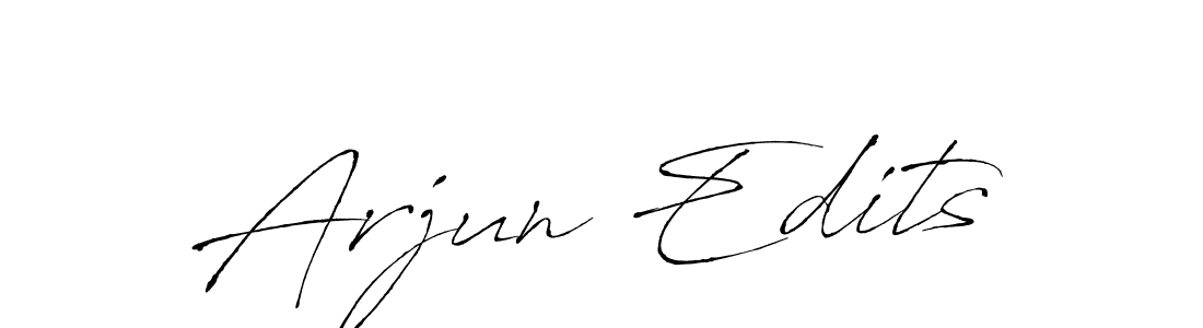 Also we have Arjun Edits name is the best signature style. Create professional handwritten signature collection using Antro_Vectra autograph style. Arjun Edits signature style 6 images and pictures png