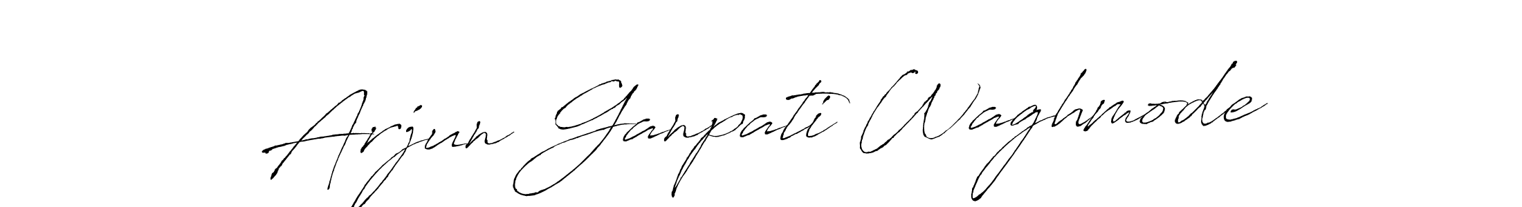 The best way (Antro_Vectra) to make a short signature is to pick only two or three words in your name. The name Arjun Ganpati Waghmode include a total of six letters. For converting this name. Arjun Ganpati Waghmode signature style 6 images and pictures png