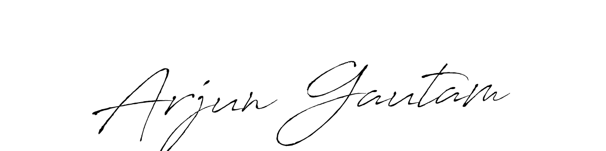 Antro_Vectra is a professional signature style that is perfect for those who want to add a touch of class to their signature. It is also a great choice for those who want to make their signature more unique. Get Arjun Gautam name to fancy signature for free. Arjun Gautam signature style 6 images and pictures png