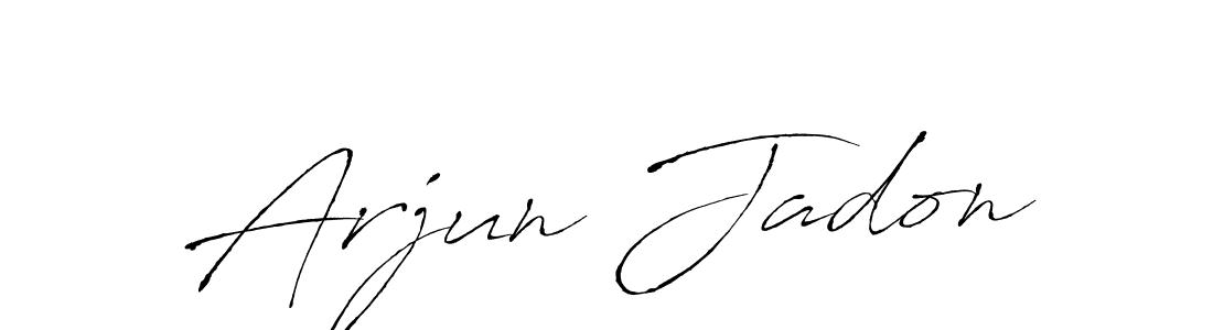 Make a beautiful signature design for name Arjun Jadon. Use this online signature maker to create a handwritten signature for free. Arjun Jadon signature style 6 images and pictures png