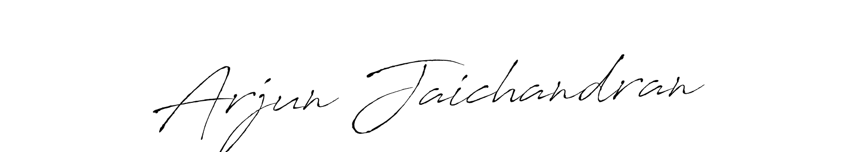 Also You can easily find your signature by using the search form. We will create Arjun Jaichandran name handwritten signature images for you free of cost using Antro_Vectra sign style. Arjun Jaichandran signature style 6 images and pictures png