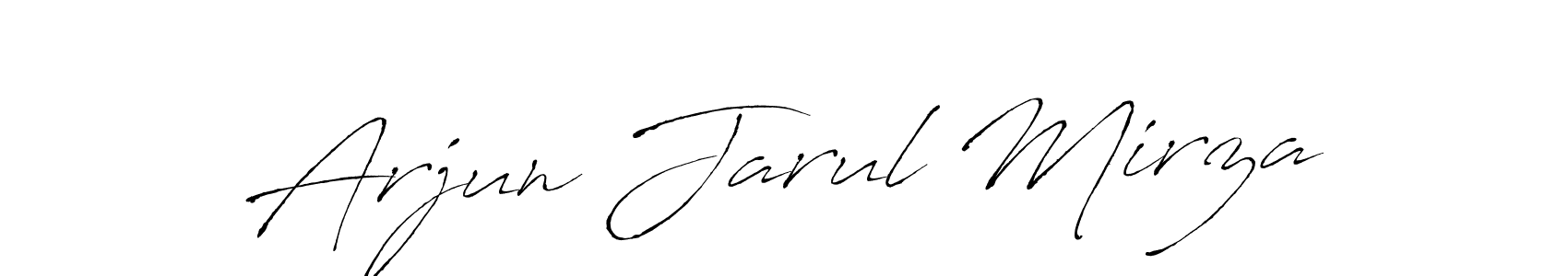 Arjun Jarul Mirza stylish signature style. Best Handwritten Sign (Antro_Vectra) for my name. Handwritten Signature Collection Ideas for my name Arjun Jarul Mirza. Arjun Jarul Mirza signature style 6 images and pictures png