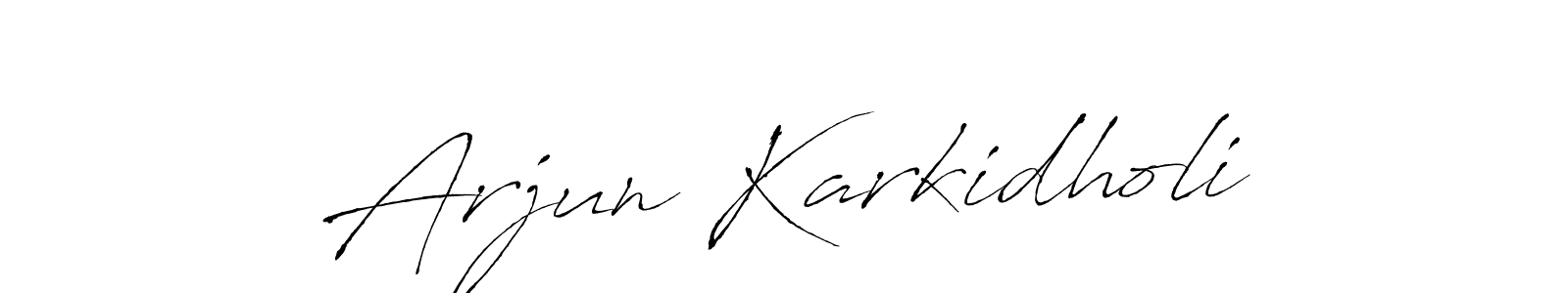 Use a signature maker to create a handwritten signature online. With this signature software, you can design (Antro_Vectra) your own signature for name Arjun Karkidholi. Arjun Karkidholi signature style 6 images and pictures png