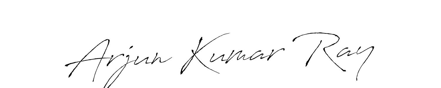 Antro_Vectra is a professional signature style that is perfect for those who want to add a touch of class to their signature. It is also a great choice for those who want to make their signature more unique. Get Arjun Kumar Ray name to fancy signature for free. Arjun Kumar Ray signature style 6 images and pictures png