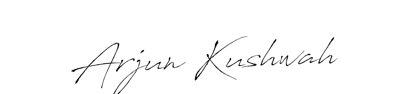 Design your own signature with our free online signature maker. With this signature software, you can create a handwritten (Antro_Vectra) signature for name Arjun Kushwah. Arjun Kushwah signature style 6 images and pictures png