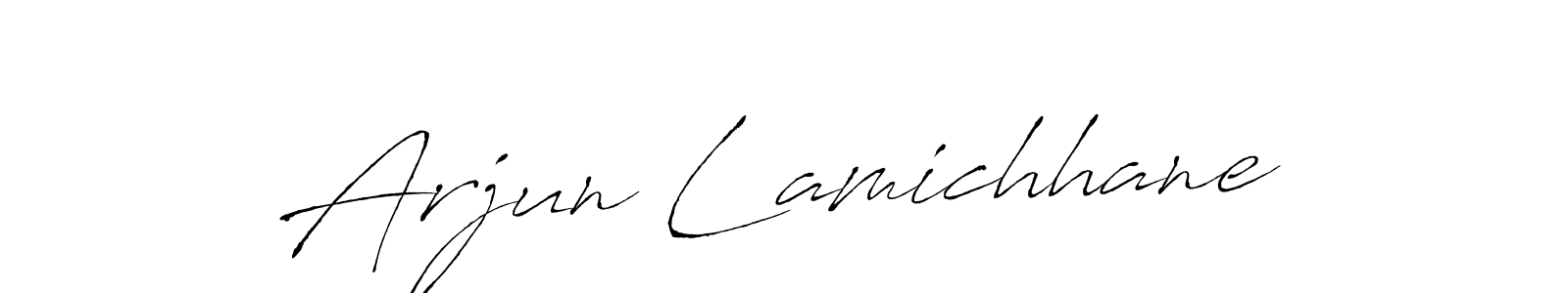 How to make Arjun Lamichhane signature? Antro_Vectra is a professional autograph style. Create handwritten signature for Arjun Lamichhane name. Arjun Lamichhane signature style 6 images and pictures png