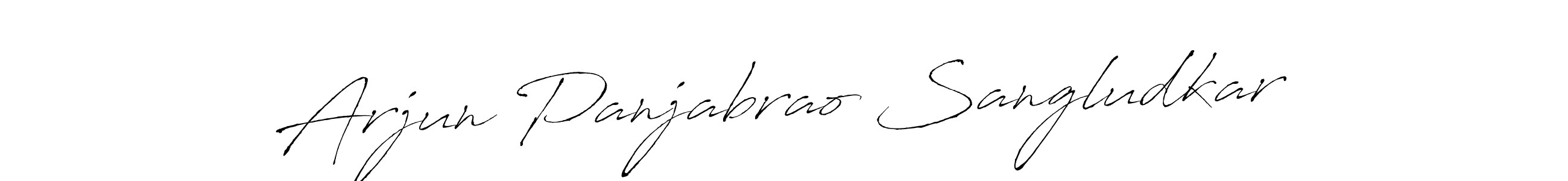 Make a beautiful signature design for name Arjun Panjabrao Sangludkar. With this signature (Antro_Vectra) style, you can create a handwritten signature for free. Arjun Panjabrao Sangludkar signature style 6 images and pictures png