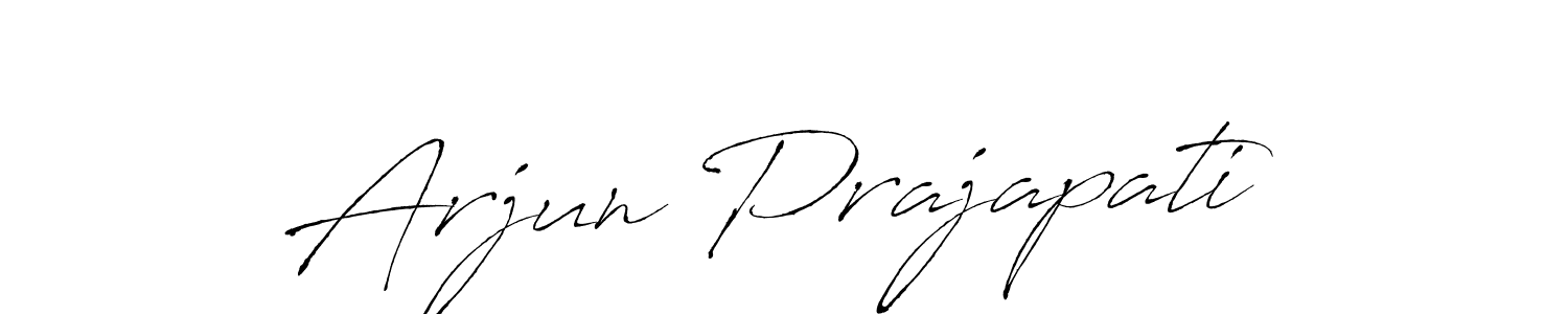 How to make Arjun Prajapati signature? Antro_Vectra is a professional autograph style. Create handwritten signature for Arjun Prajapati name. Arjun Prajapati signature style 6 images and pictures png