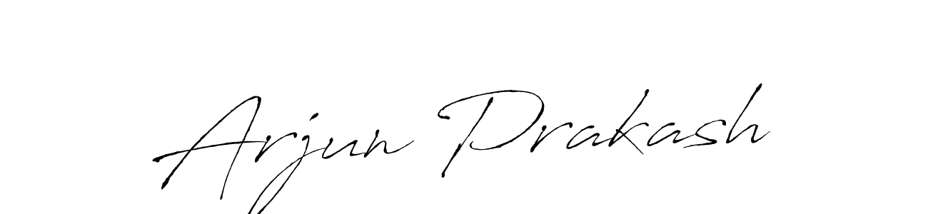 Make a beautiful signature design for name Arjun Prakash. With this signature (Antro_Vectra) style, you can create a handwritten signature for free. Arjun Prakash signature style 6 images and pictures png