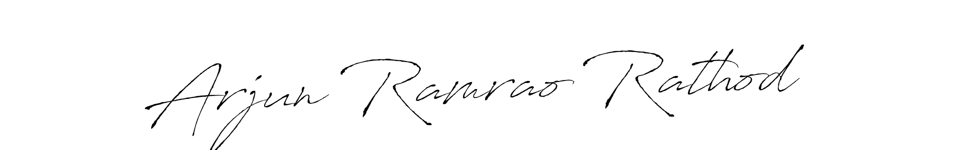 Design your own signature with our free online signature maker. With this signature software, you can create a handwritten (Antro_Vectra) signature for name Arjun Ramrao Rathod. Arjun Ramrao Rathod signature style 6 images and pictures png