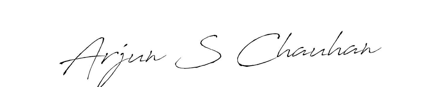 This is the best signature style for the Arjun S Chauhan name. Also you like these signature font (Antro_Vectra). Mix name signature. Arjun S Chauhan signature style 6 images and pictures png