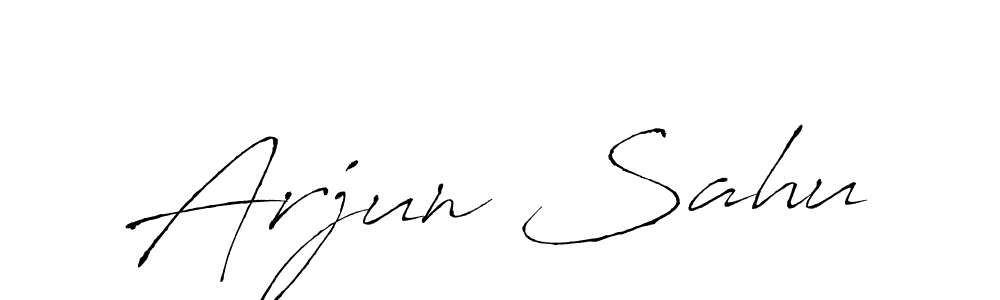 This is the best signature style for the Arjun Sahu name. Also you like these signature font (Antro_Vectra). Mix name signature. Arjun Sahu signature style 6 images and pictures png