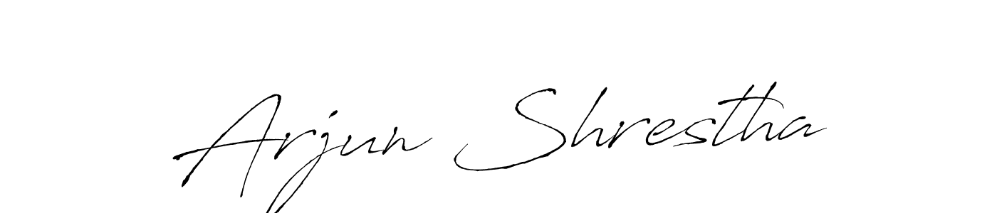 Similarly Antro_Vectra is the best handwritten signature design. Signature creator online .You can use it as an online autograph creator for name Arjun Shrestha. Arjun Shrestha signature style 6 images and pictures png
