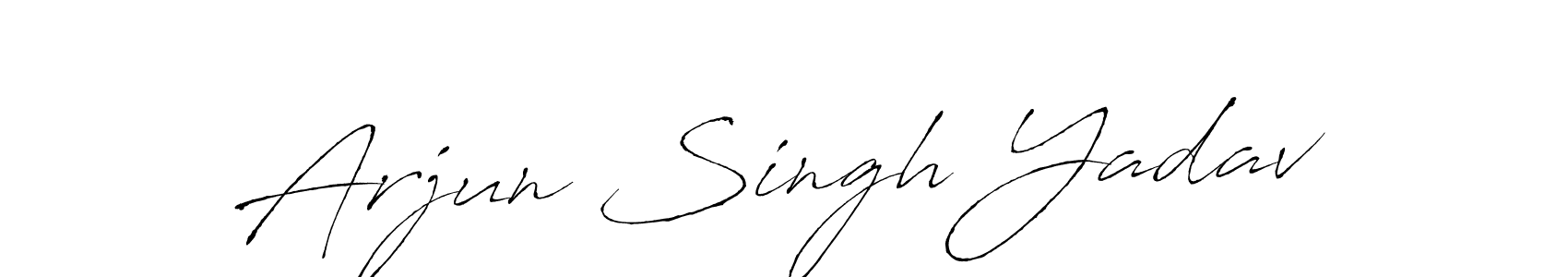 Design your own signature with our free online signature maker. With this signature software, you can create a handwritten (Antro_Vectra) signature for name Arjun Singh Yadav. Arjun Singh Yadav signature style 6 images and pictures png