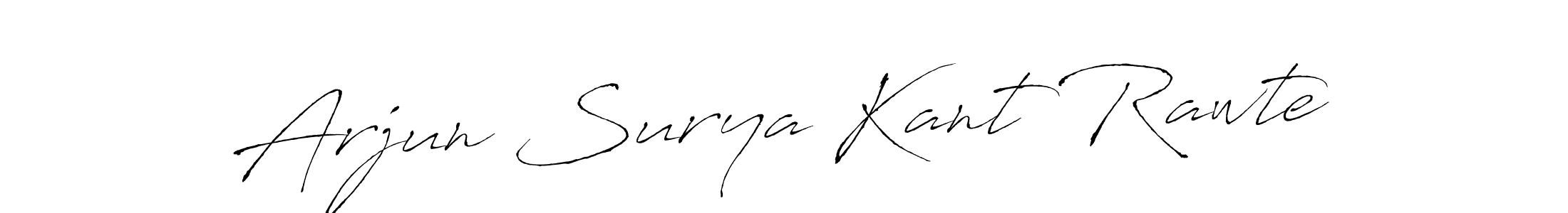 Use a signature maker to create a handwritten signature online. With this signature software, you can design (Antro_Vectra) your own signature for name Arjun Surya Kant Rawte. Arjun Surya Kant Rawte signature style 6 images and pictures png