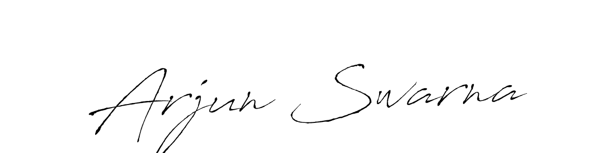 Arjun Swarna stylish signature style. Best Handwritten Sign (Antro_Vectra) for my name. Handwritten Signature Collection Ideas for my name Arjun Swarna. Arjun Swarna signature style 6 images and pictures png