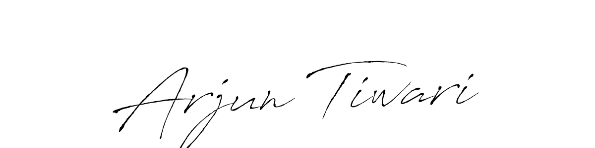 Create a beautiful signature design for name Arjun Tiwari. With this signature (Antro_Vectra) fonts, you can make a handwritten signature for free. Arjun Tiwari signature style 6 images and pictures png