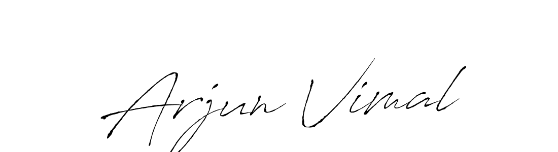 Use a signature maker to create a handwritten signature online. With this signature software, you can design (Antro_Vectra) your own signature for name Arjun Vimal. Arjun Vimal signature style 6 images and pictures png