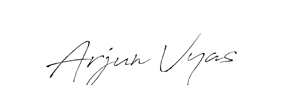 Also we have Arjun Vyas name is the best signature style. Create professional handwritten signature collection using Antro_Vectra autograph style. Arjun Vyas signature style 6 images and pictures png