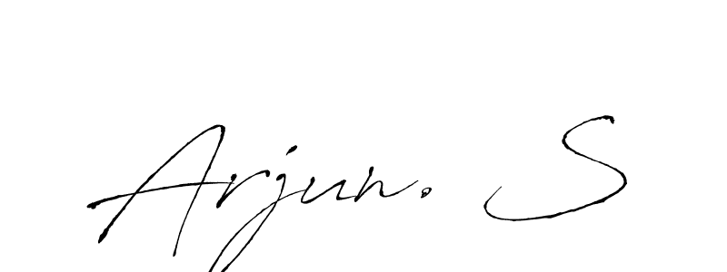 You can use this online signature creator to create a handwritten signature for the name Arjun. S. This is the best online autograph maker. Arjun. S signature style 6 images and pictures png