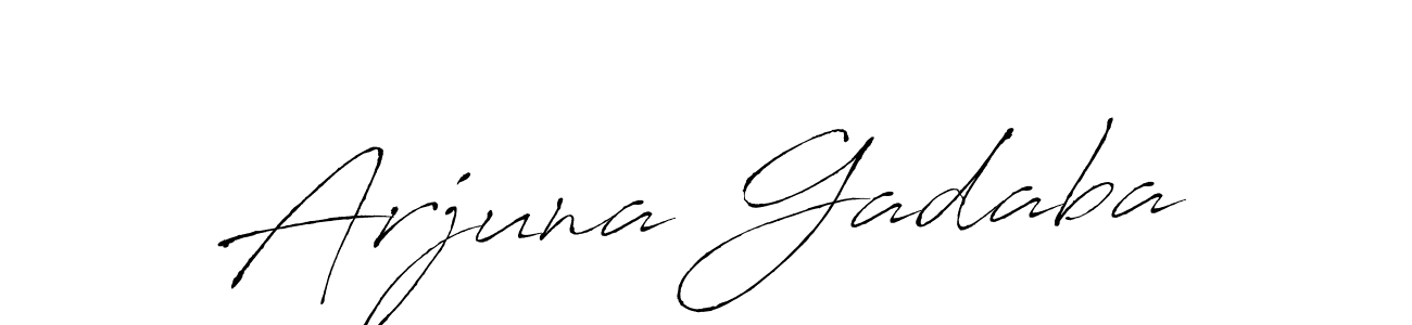 Use a signature maker to create a handwritten signature online. With this signature software, you can design (Antro_Vectra) your own signature for name Arjuna Gadaba. Arjuna Gadaba signature style 6 images and pictures png