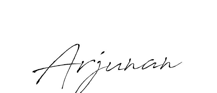 Create a beautiful signature design for name Arjunan. With this signature (Antro_Vectra) fonts, you can make a handwritten signature for free. Arjunan signature style 6 images and pictures png